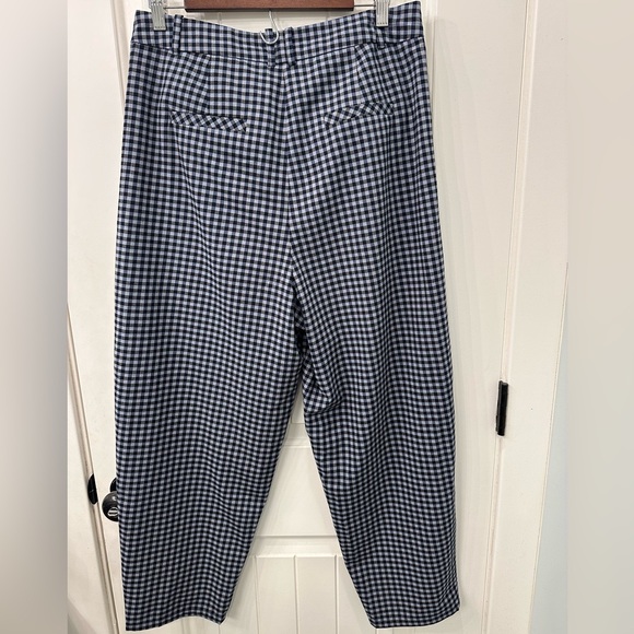 Frank and Oak Gingham Amelia Balloon Pants sz 12 - Picture 8 of 8